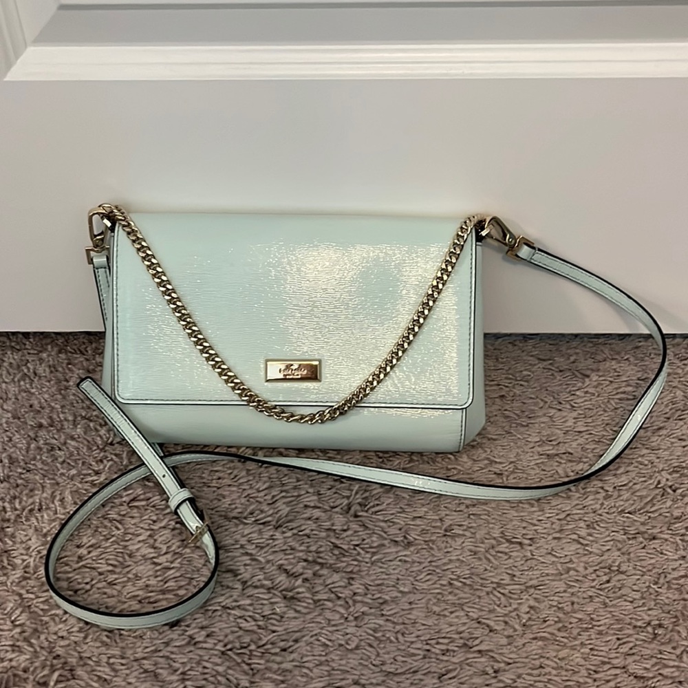 Kate Spade New Mint Leather Crossbody Purse